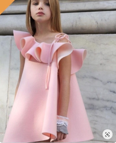 Pink Minimalist Dress