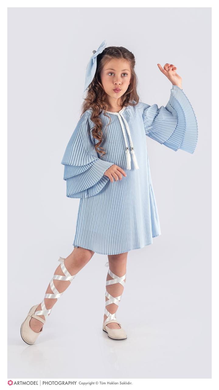 Light Blue Kiddies Dress