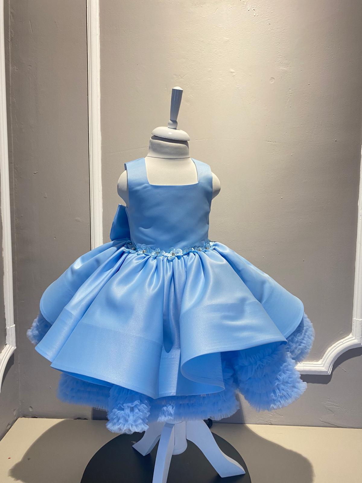 Blue party dress