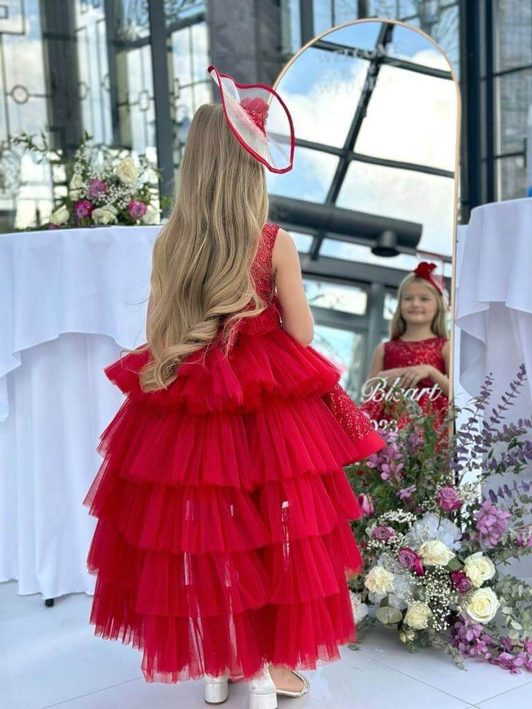 Red Tulle Dress