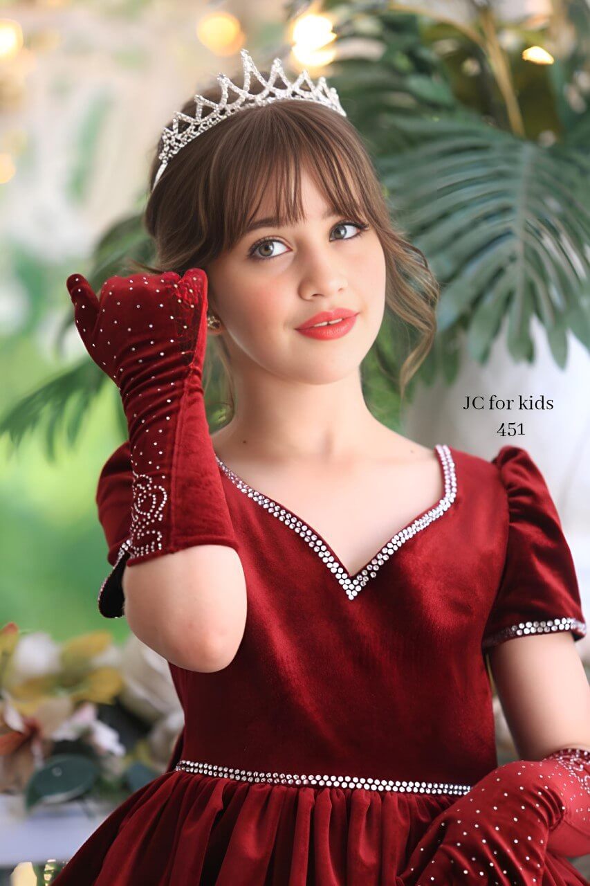 Red Winter Princess Dress