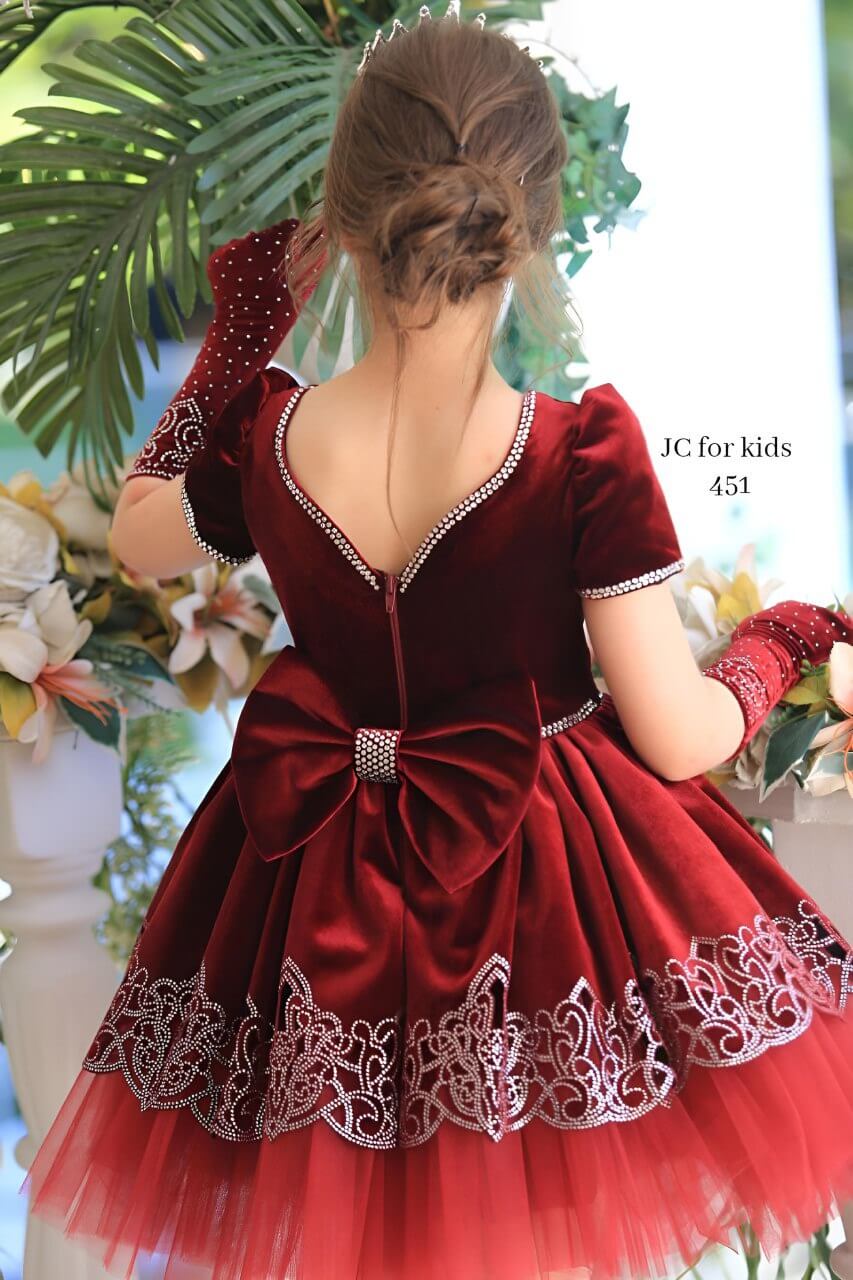 Red Winter Princess Dress