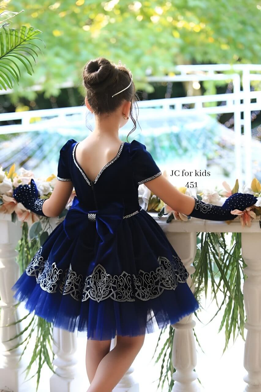 Blue Winter Princess Dress