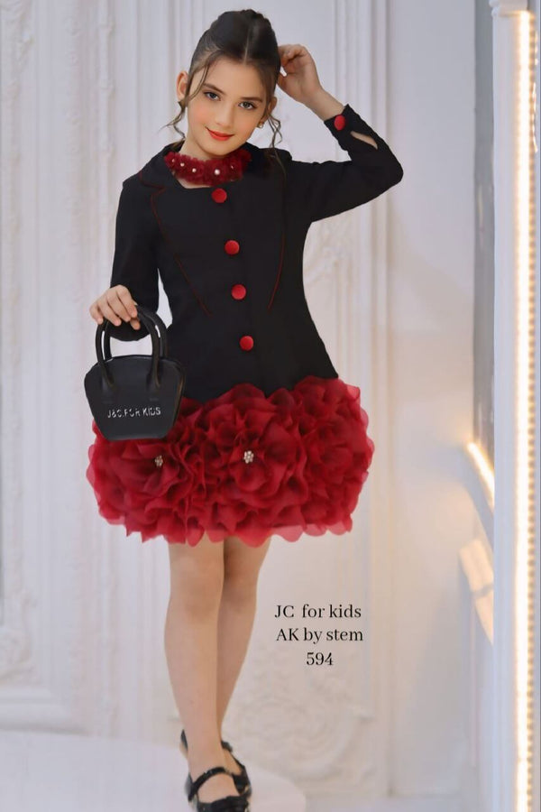 JC Red & Black Princess Dress