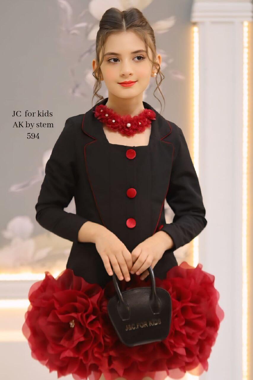 JC Red & Black Princess Dress