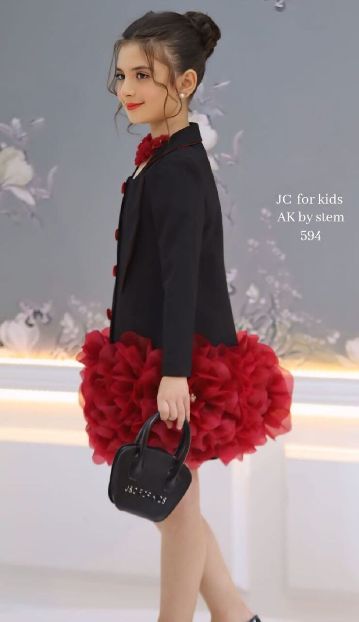 JC Red & Black Princess Dress